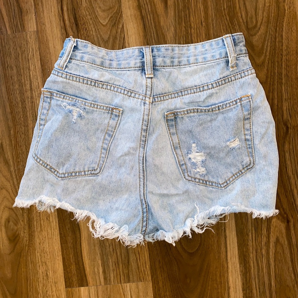High Waisted Jean Shorts